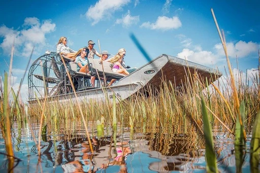 Miami: Everglades National Park Airboat Tour & Wildlife Show
Experience South Florida's premier Everglades and alligator adventure. Take an educational and exciting airboat tour of the National Park and join a wildlife show to see a baby gator.
Take an educational and exciting airboat tour of the Everglades National Park
Spot alligators, turtles, and a variety of birds that are only found here
Snap a photo with Jaws the famous gator
Enjoy a wildlife show that features alligator wrestling techniques used by the Native Americans
Try specialties like alligator tail and alligator sausage at the restaurant
