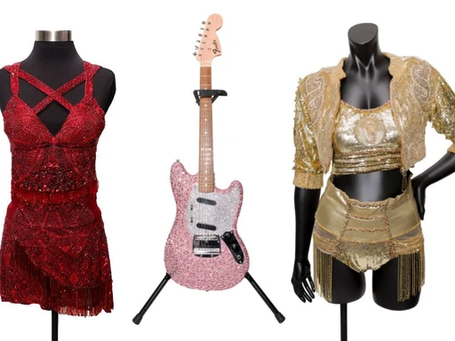 Shakira, Shakira: The GRAMMY Museum Experience
The GRAMMY Museum presents an extensive showcase of personal artifacts from Colombian singer-songwriter Shakira’s 30-year career. See forty of her most iconic performance outfits and instruments, from her Super Bowl LIV outfits to her Fender Stratocaster guitar adorned with pink Swarovski crystals.
Is viewable with general admission tickets to the GRAMMY Museum.