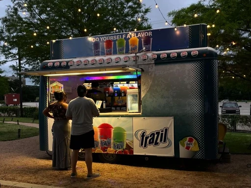 Such a cute summer date idea! 🍿
Coyote Drive-In is a drive-in movie theater in Fort Worth that’s open every day of the week! I used to love going to the drive-in as a kid and this date definitely gave me nostalgia! 🎥

This theater was cool because they had plenty of games and activities to do before your movie! They had video games, corn hole, connect 4, etc. Plus tons of snacks to enjoy during the movie! 🥨

Tickets are $10 per person and $6 per person on Wednesdays (new movies are excluded from this deal just an fyi). Bring your pillows and blankets or set up some chairs outside and enjoy! ☀️