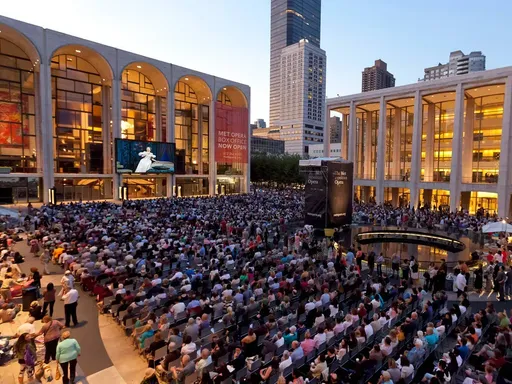 Head to Lincoln Center for an end-of-summer tradition, the Met Opera's Summer HD Festival. This free, outdoor festival features 11 evenings of classic and contemporary operas with a little something for everyone.
Here's the schedule:
— Saturday, August 31, at 7:30pm: Bizet’s Carmen
— Sunday, September 1, at 7:30pm: Verdi’s La Forza del Destino
— Monday, September 2, at 8pm: Puccini’s Madama Butterfly
This free, annual event features screenings of the Met Opera’s past Live in HD captures displayed on an enormous screen on the façade of the opera house at Lincoln Center. Seating is first-come, first-served on the plaza, and attendees are free to bring their own chairs elsewhere on the Lincoln Center plaza.