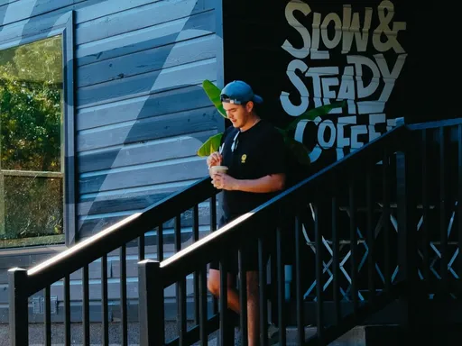 SLOW & STEADY COFFEE || DALLAS 🖤
🍒 WHAT THEY’RE KNOWN FOR: I believe this place just opened up a few months ago. They are built from a small house in a quaint neighborhood. Literally so many cute spaces to sit at.
🍒 THE VIBE: friendliest baristas ever, they’re so chill and hospitable. The inside is mostly for talking and socializing not really many spots to sit to work from a laptop.
🍒 WOULD I COME BACK? Yes!
••••
Overall Rating: 10/10
- I’m so glad I discovered this place from my coffee passport and I really wish more people were talking about this place! They have almost 5 stars on google and Yelp!
- The coffee I got had horchata as the milk and 2 shots of espresso and wow it was perfection. The coffee was roasted perfectly and it was not too sweet! Simply a great cup of iced coffee!
- Baristas were great to mingle with and it was just a great vibe.
- There’s 4 parking spots to the left of the building, but you would need to park in the neighborhood if there’s no parking which looked like what most people did anyways.