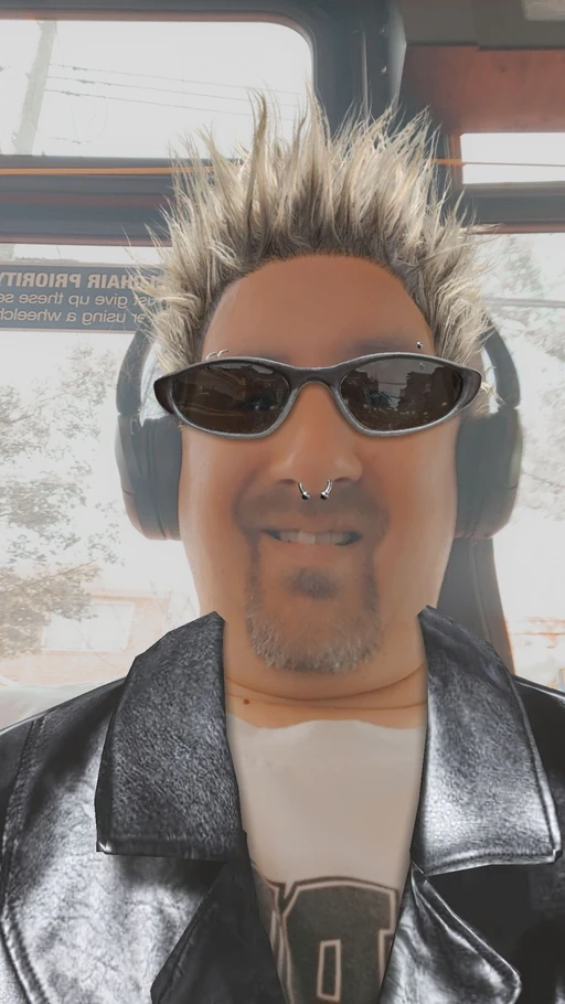 Another Snapchat face filter.