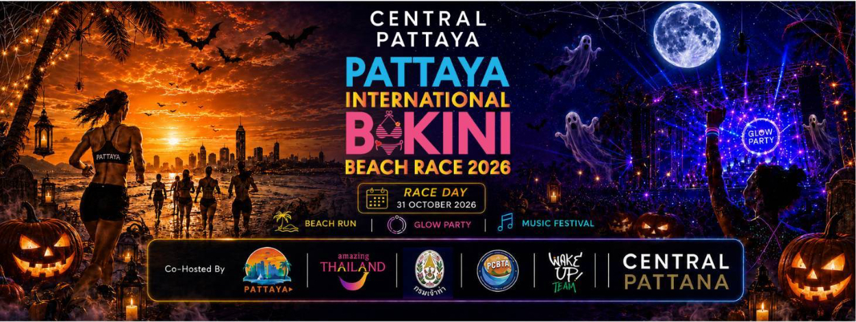 PATTAYA INTERNATIONAL BIKINI BEACH RACE 2026 presented by CENTRAL PATTAYA