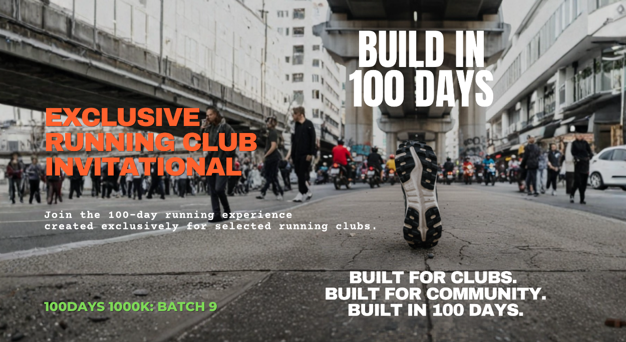 100DAYS1000K : RUNNING CLUB INVITATIONAL