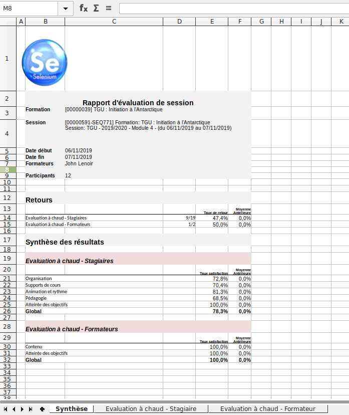 L'évaluation de formation par le LMS/LAS ExperQuiz suite.