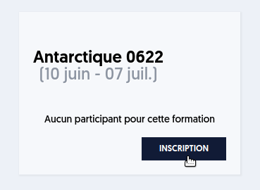 Auto inscription à une formation sur ExperQuiz étape 3