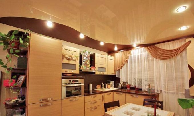 False ceiling in the kitchen: TOP-4 materials