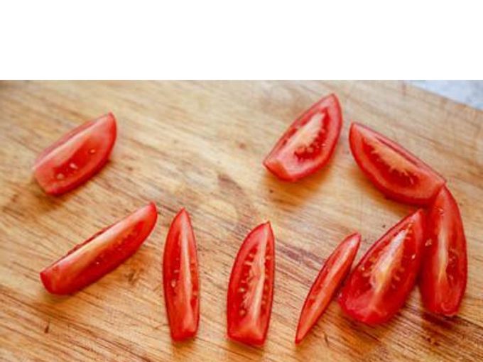 Salade met gerookte kip en kool, stap 06