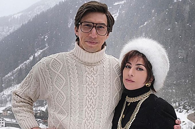 80s vibe: Lady Gaga and Adam Driver on the set of House of Gucci in Italy