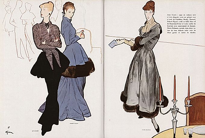 Историята на модния илюстратор Рене Груау