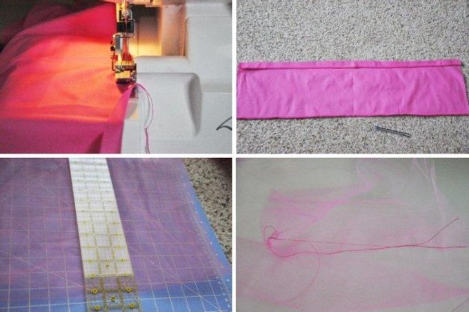DIY tüll szoknya sallangokkal