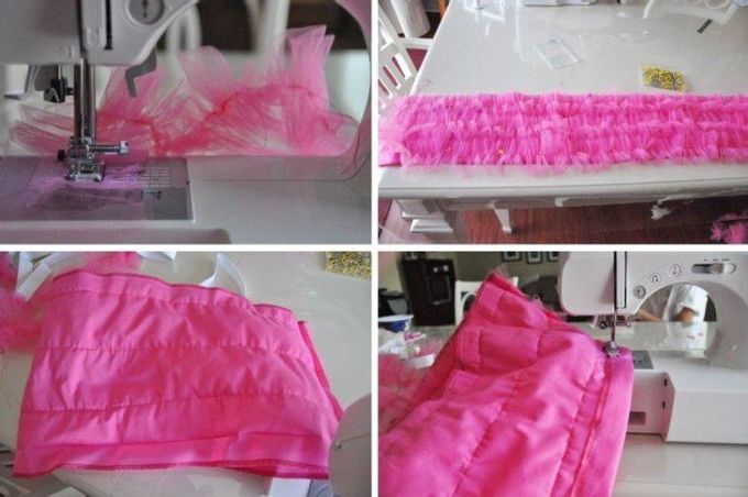 DIY tüllszoknya sallangokkal