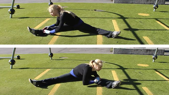 S'étirer pour les jambes