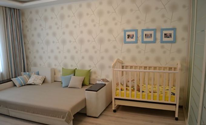 Как Разместить Детскую Кроватку В Однокомнатной Квартире фото 7