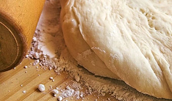 Yeast-free dough