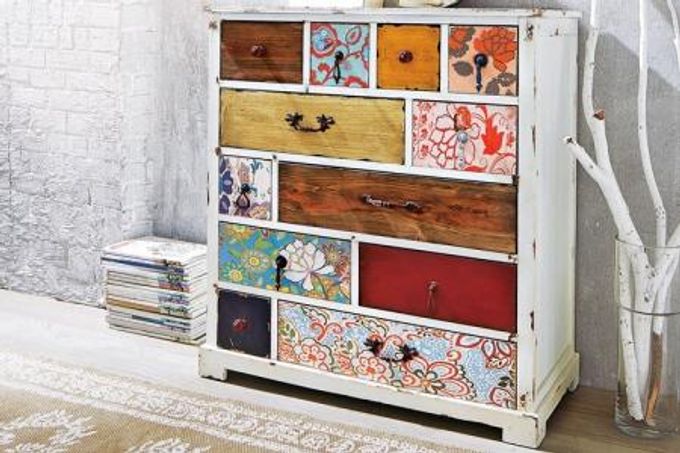 DIY dekorace do staré skříně: 14 skvělých nápadů