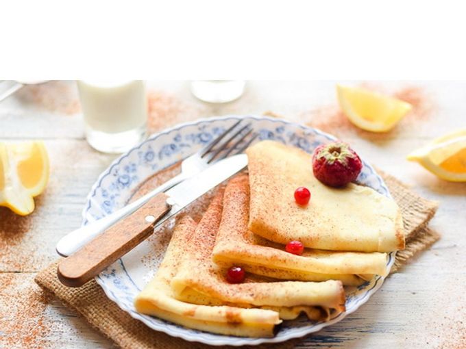 Frittelle con latte e acqua - una ricetta classica con foto passo passo