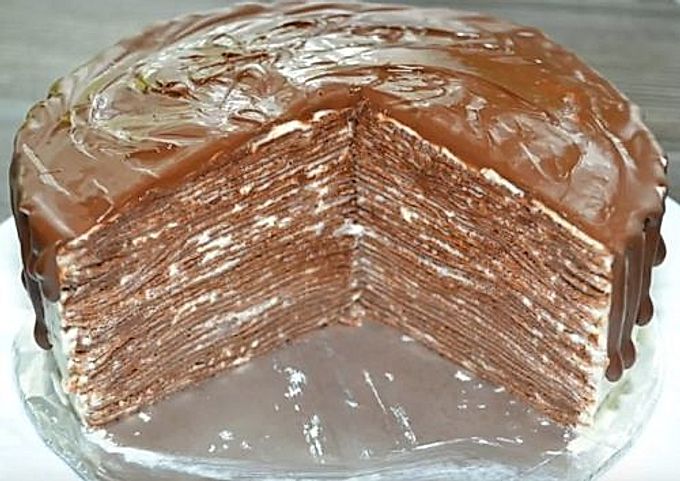 Pancake cake chocolate