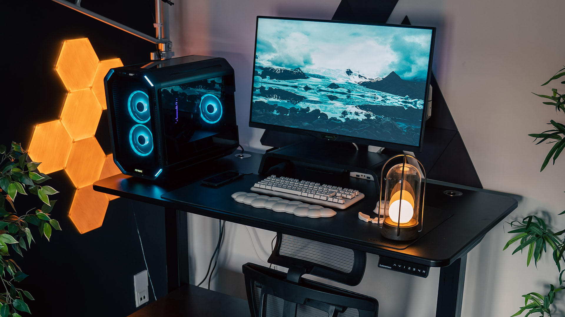 Can I use a black desk in a small office?