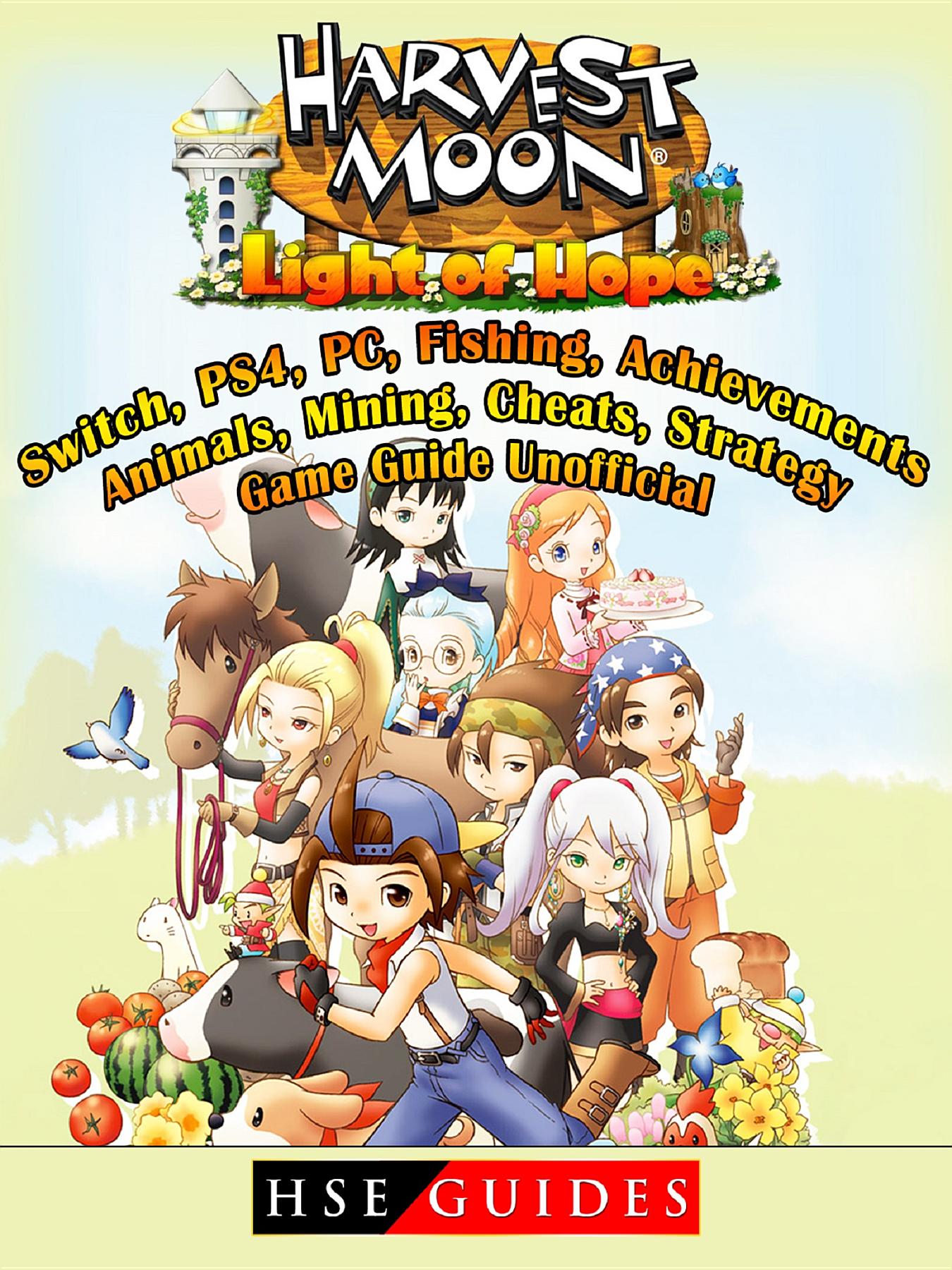 Harvest Moon Light of Hope, Switch, PS4, PC, Fishing, Achievements