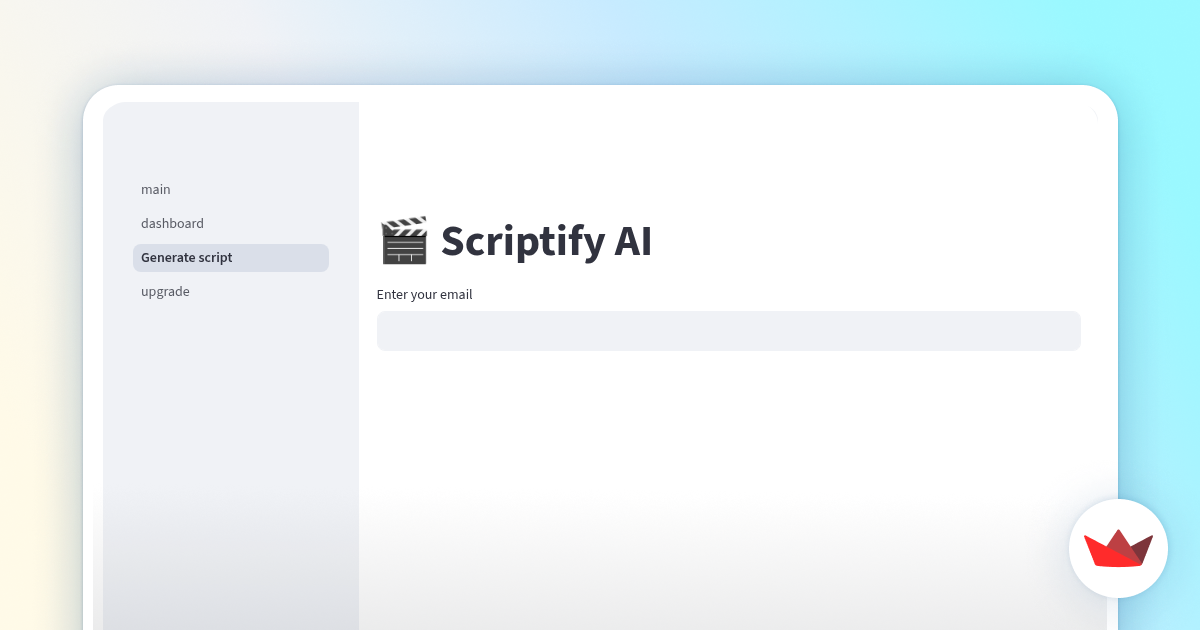 🎬 Scriptify AI