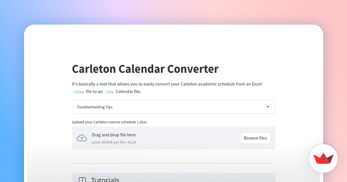 Carleton Calendar Converter Carleton Calendar Converter