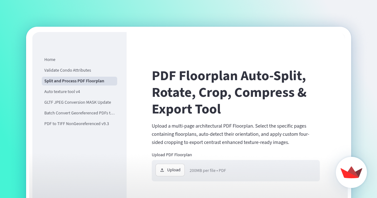 PDF Floorplan Processor