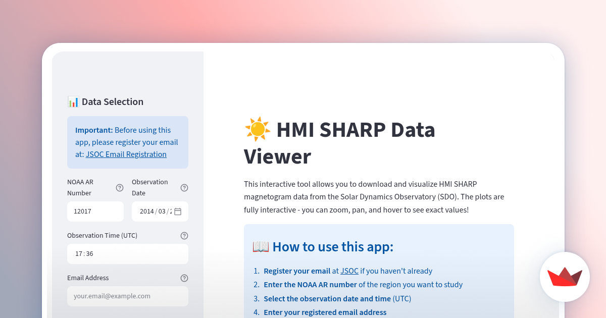 HMI SHARP Data Viewer