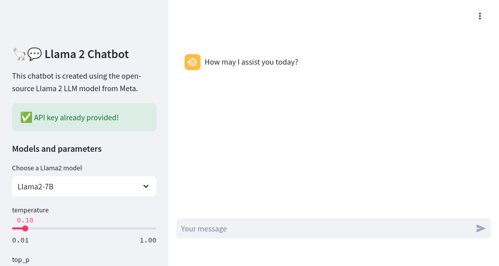 🦙💬 Llama 2 Chatbot