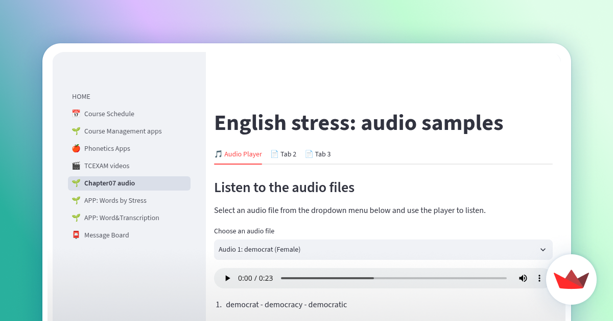 Audio Review App