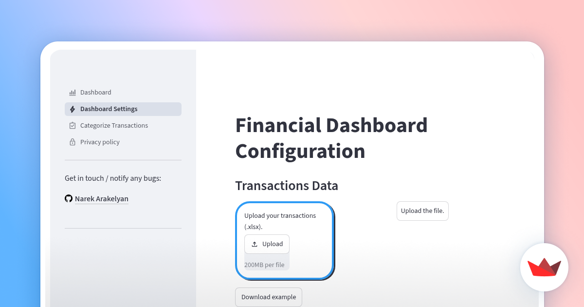 Dashboard Settings