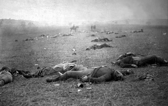 Gettys field, after the battle