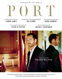 Port issue 4 cover featuring Benjamin Millepied