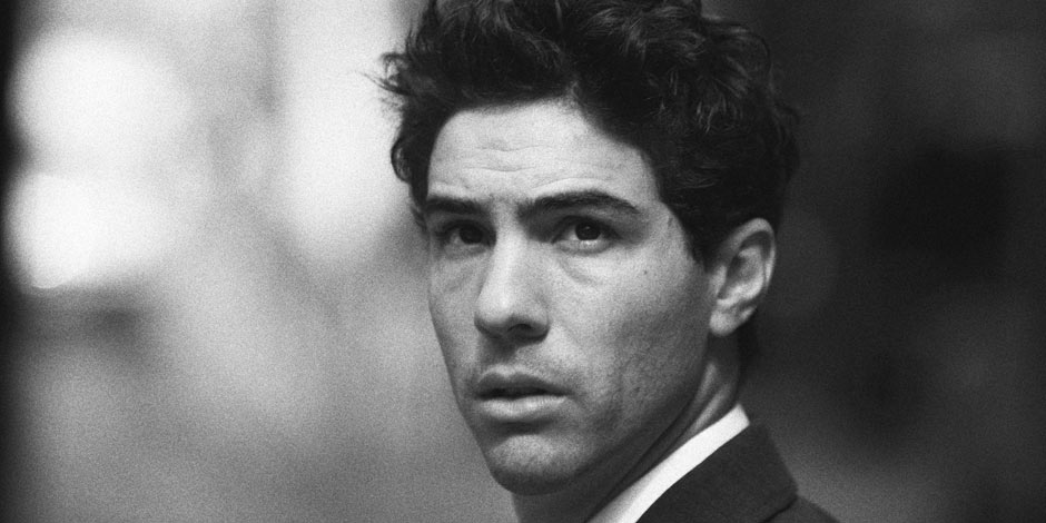 Tahar Rahim black and white face shot