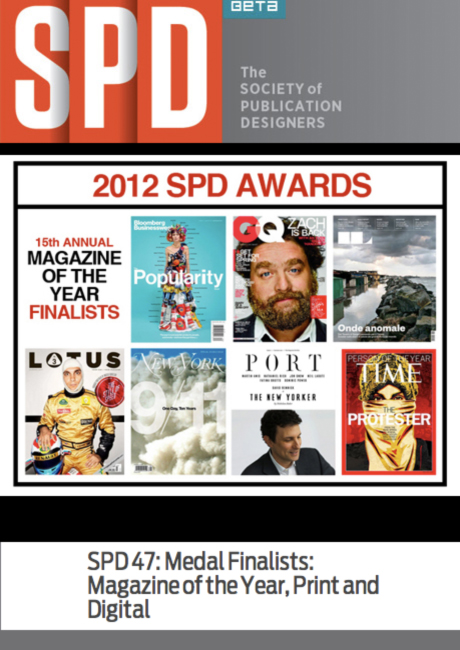 'Magazine of the Year' category entries for the 47th SPD awards