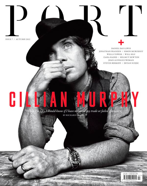 Cillian Murphy, Port #7 cover, Autumn 2012