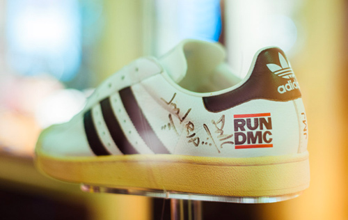 Run DMC signed adidas shell toe