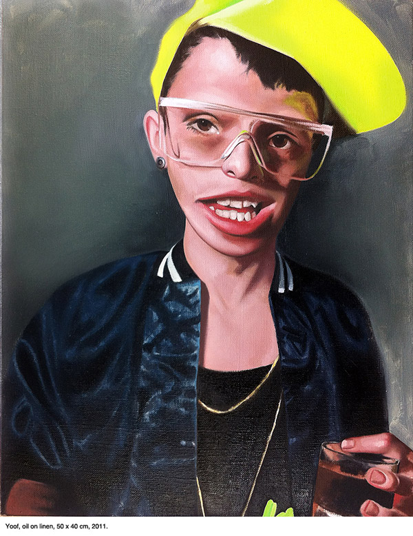 Yoof, by Nathan James. Oil on Canvas, 2012