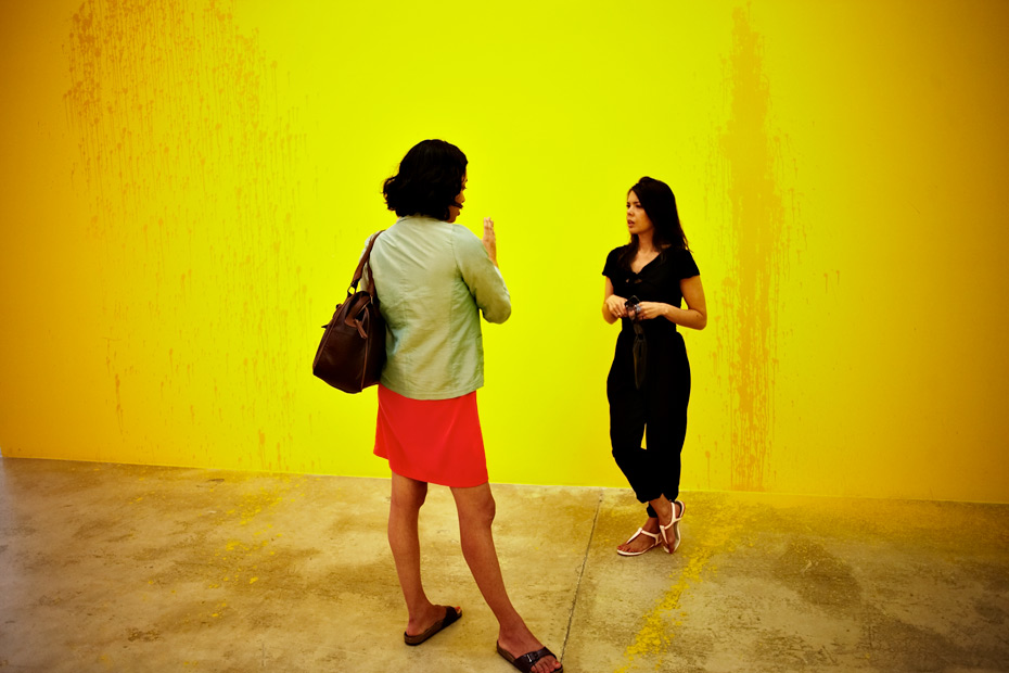 People looking at art, Art Basel Miami 2012 Barbara Anastacio