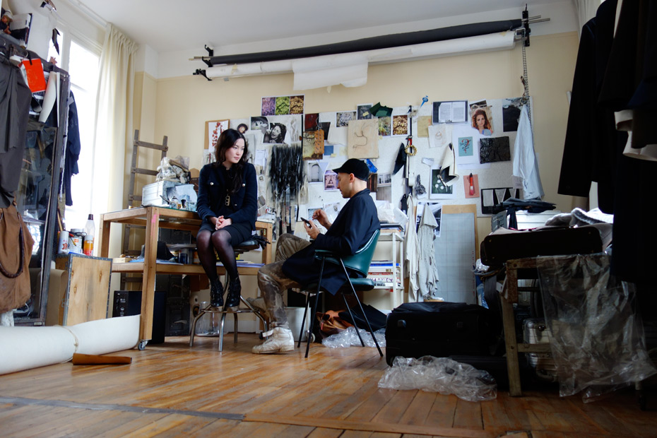 Tillman Lauterbach  in their studio