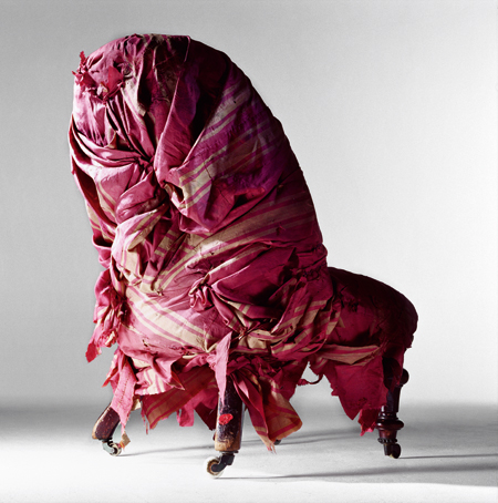 Red-silk---Studio, David Grocott & Bridget Dwyer, 8 Chairs
