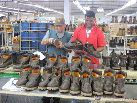 timberland boots factory