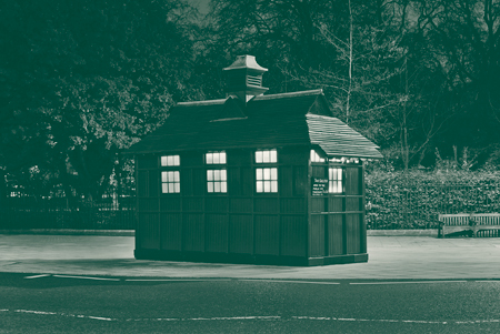 Cabmen's Shelter, Theo Simpson. Lesser Known Architecture, 2013. Courtesy of the artist and Design Museum