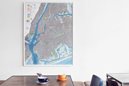  The New york City Map is the Future Mapping Company's first international street map