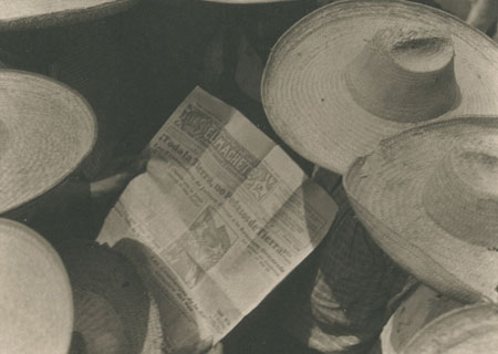 Tina Modotti  Workers Reading El Machete, c.1929  Platinum print, 7.92 x 10.46 cm  Throckmorton Fine Art, Inc.  Photo courtesy by Throckmorton Fine Art Inc., New York 