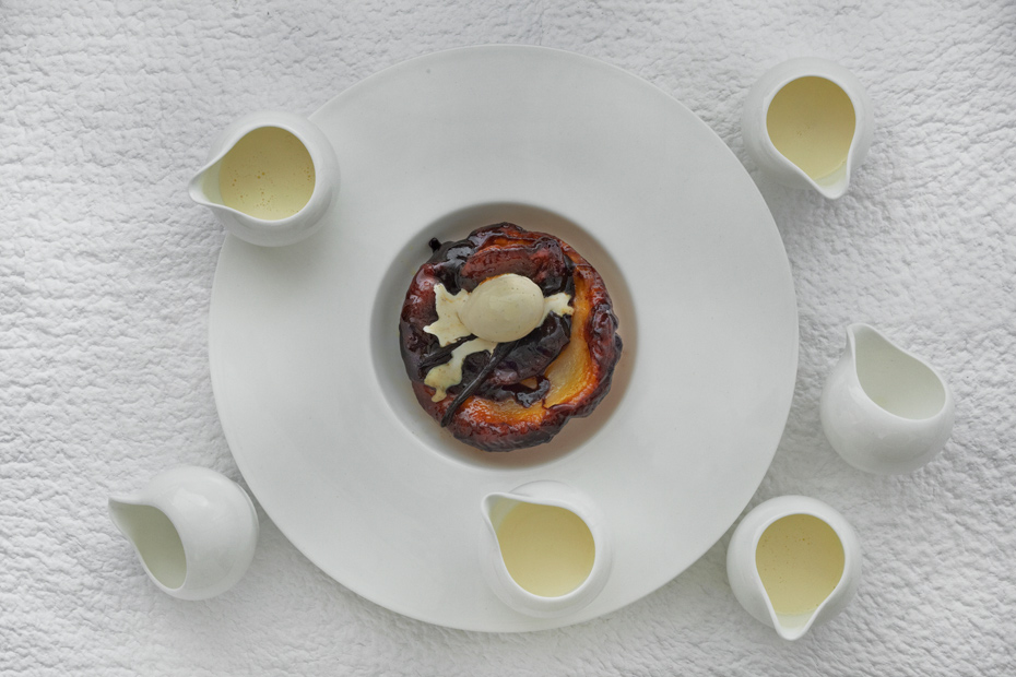 Tarte Tatin with Nougat Ice cream