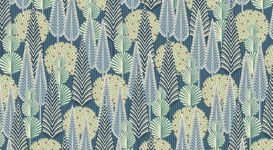 Heal's Fabric Cressida Bell 'Trees'