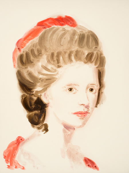 The History of Art 2013, Oil on paper, Annie Kevans, 'Angelica Kauffman', The History of Art 2013, Oil on paper