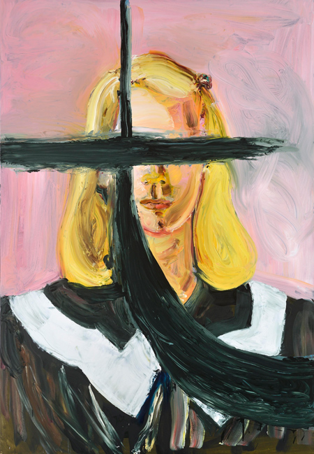 Dairy-Art-Centre,-Julian-Schnabel,-Untitled-(Girl-with-No-Eyes)-2014