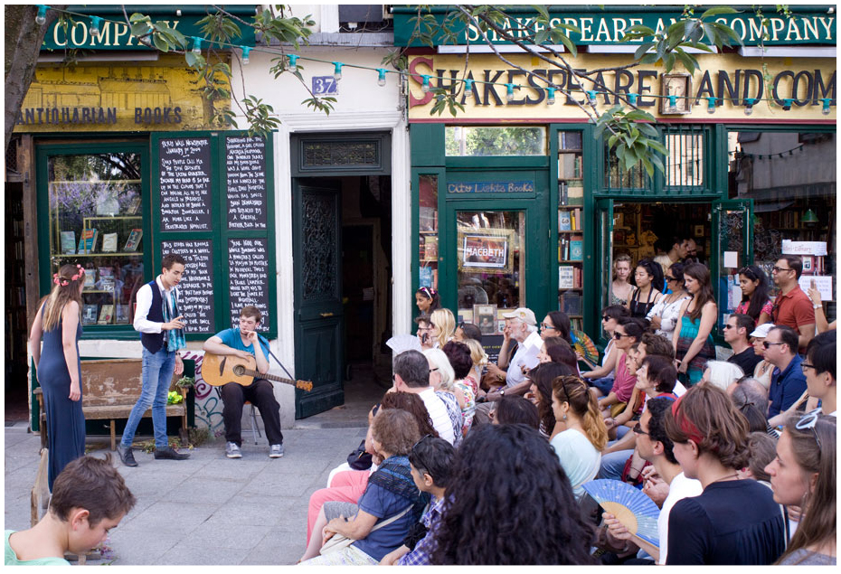 Shakespeare and Company. Photography Juliette Butler